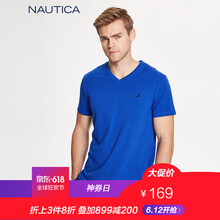 諾帝卡（NAUTICA） 短袖 男士T恤 藍色 40P 