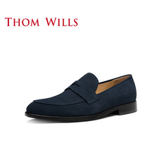 THOM WILLS男士深藍(lán)反絨A037 43