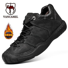 西域駱駝（VANCAMEL）男士黑色（838冬季棉鞋） 41