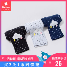 圓點女童打底褲