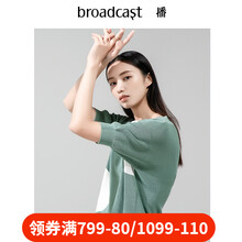播（broadcast）針織衫五分袖