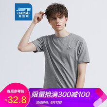 真維斯（Jeanswest） 短袖 男士T恤 深花灰2093 