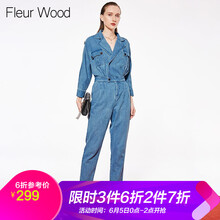 長(zhǎng)袖牛仔連體褲