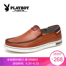 花花公子（PLAYBOY）男士淺棕 40