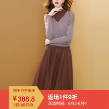 冬裝時尚連衣裙網(wǎng)紗