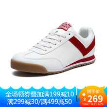 普尼（PONY）跑步鞋白紅（男） 44，35，36，37，38，39，40，41，42，43