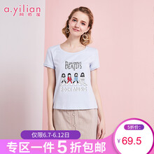 阿依蓮（A.YILIAN） 印花 短袖 T恤 女 