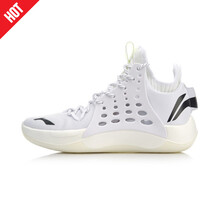 李寧（LI-NING）籃球鞋標(biāo)準(zhǔn)白/標(biāo)準(zhǔn)黑(音速7) 42