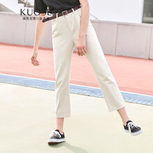 闊色（kuose）  直筒褲 女 九分褲 休閑褲