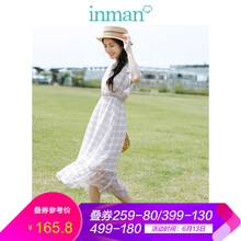 茵曼（INMAN）  拼接 連衣裙