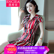 恩希亞（ENCIEA）  條紋 連衣裙