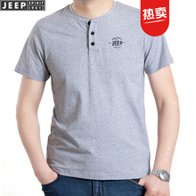 吉普（JEEP） 短袖 男士T恤 TS0092灰色 