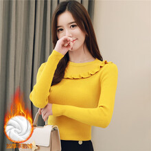 純色長袖小背心，打造優(yōu)雅少女風(fēng)