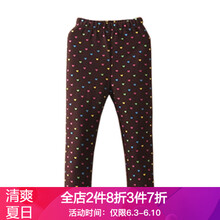 女童加絨彩褲