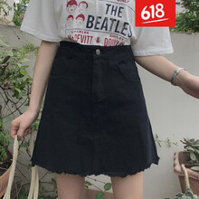 時(shí)尚高腰半身裙，小個(gè)子的福音