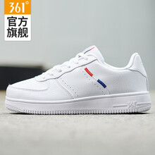 361度板鞋361度白/曜石黑 35，36，37，38，39，40