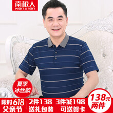 南極人（Nanjiren） 短袖 男士T恤 D601藍(lán)色 