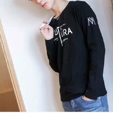其他品牌 長(zhǎng)袖 男士T恤 FU黑 