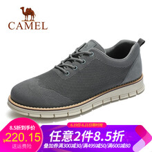 駱駝（CAMEL）男士A912287380  灰色 41