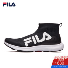 斐樂(lè )（FILA）跑步鞋黑/標準白 