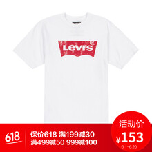 Levis 短袖 男士T恤 3LMST302CC白/紅 