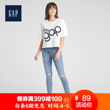gap徽標短袖t恤