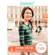 茵曼（INMAN）針織衫五分袖