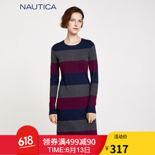 諾帝卡（NAUTICA）  條紋 連衣裙