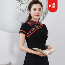 復(fù)古短袖襯衫，打造優(yōu)雅小仙女