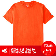 Champion 短袖 男士T恤 ON 橙色 