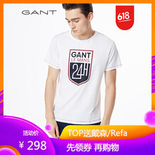 GANT 短袖 男士T恤 110-白色 