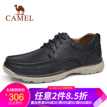 駱駝（CAMEL）男士A912307910  黑色 37
