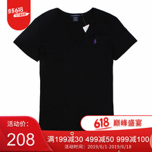 拉爾夫勞倫（POLO RALPH LAUREN） 貼布 短袖 T恤 女 V領(lǐng)