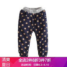 點加絨褲子