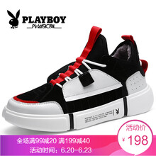 花花公子（PLAYBOY）男士加絨款-黑色 41