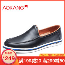 奧康（Aokang）男士黑色183331179 38