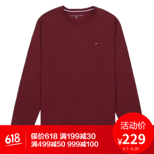 Tommy Hilfiger 長(zhǎng)袖 男士T恤 502暗紅 