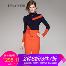 呢子連衣裙歐美