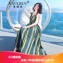 品牌吊脖連衣裙