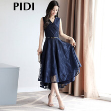 匹迪（PIDI） 純色 拼接，蕾絲 連衣裙