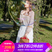 時(shí)尚亞麻針織衫，微胖妹子的福音