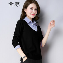 元素,樣式,新款,流行,素拼,長袖,趨勢,襯衫