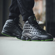 耐克（NIKE）籃球鞋414571-042（黑綠珍珠魚(yú)皮） 44.5