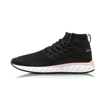 李寧（LI-NING）跑步鞋標(biāo)準(zhǔn)黑/水晶粉 