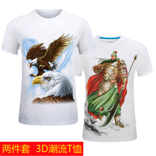 K L B ZHE 短袖 男士T恤 飛鷹白+關(guān)公白 