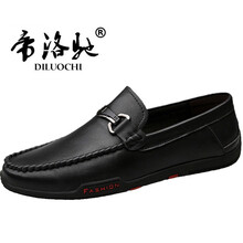 帝洛馳（DILUOCHI）男士黑色 四季鞋 