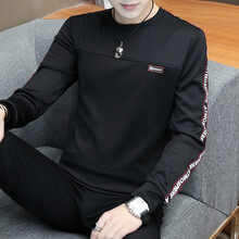 魯賓克 長袖 男士T恤 A112-W2780黑色 XL，L，XXL，XXXL，M