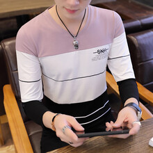 南極人（Nanjiren） 長(zhǎng)袖 男士T恤 98026上紫 XL，L，XXXL，XXL，M