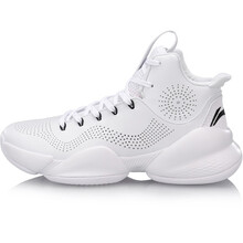 李寧（LI-NING）籃球鞋標準白/標準黑ABAN045-3 