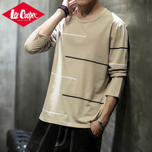Lee Cooper 長袖 男士T恤 T7875杏色 